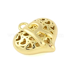 Hollow Brass Pendants for Valentine's Day&nbsp;KK-M289-03R-G