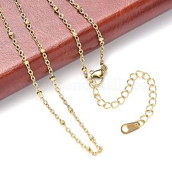 Ion Plating(IP) 304 Stainless Steel Necklaces&nbsp;NJEW-E080-14G