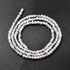 Natural Quartz Crystal Beads Strands&nbsp;G-RM2025-06-2.5mm