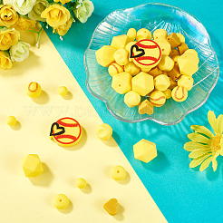 67Pcs 7 Styles Sports Ball Silicone Beads&nbsp;SIL-TA0003-47C