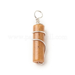 Natural Topaz Jade Pendants&nbsp;PALLOY-JF01575-05