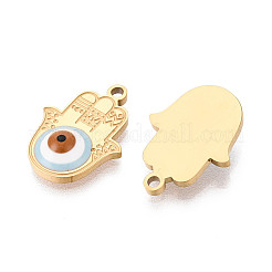 304 Stainless Steel & Enamel Pendants&nbsp;STAS-T073-17G