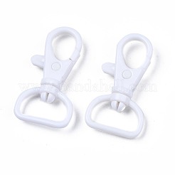 Opaque ABS Plastic Swivel D Rings Lobster Claw Clasps&nbsp;SACR-N015-001