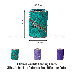 3 Bags PVC Nail File Sanding Bands Replacement&nbsp;TOOL-DC0001-11