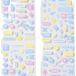 PET Plastic Stickers&nbsp;DIY-H168-01B