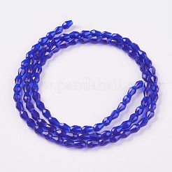 Faceted Glass Beads Strands&nbsp;GLAA-A036-F03
