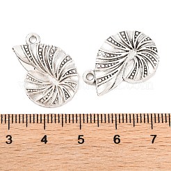 Tibetan Style Alloy Conch Shell Pendants&nbsp;TIBEP-Q043-224-RS