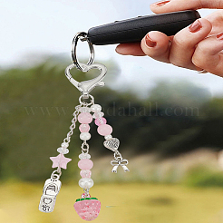 Strawberry Acrylic Pendant Decorations&nbsp;KEYC-LP0001-58A