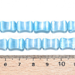 Dyed Natural Selenite Beads Strands&nbsp;G-T138-234D