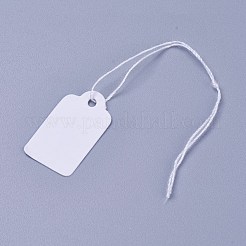 White Rectangle Jewelry Price Tags&nbsp;X-TOOL-C003-02