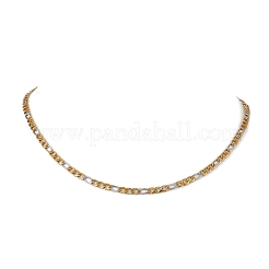 304 Stainless Steel Figaro Chains Necklaces for Men&nbsp;NJEW-JN05037