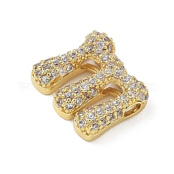 Brass Micro Pave Cubic Zirconia Pendants&nbsp;KK-A300-02G-M