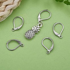 Tarnish Resistant 304 Stainless Steel Leverback Earring Findings&nbsp;STAS-E007-3