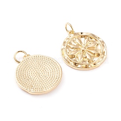 Brass Pendants&nbsp;ZIRC-I043-14G