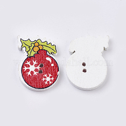 Printed Wooden Buttons&nbsp;BUTT-K007-01