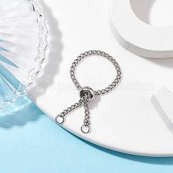 304 Stainless Steel Chain Ring Components&nbsp;RJEW-JR00666-02
