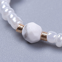 Adjustable Nylon Thread Braided Beaded Bracelets&nbsp;BJEW-JB04376-01