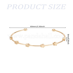 1Pc Stainless Steel Cuff Bangles&nbsp;BJEW-LP0015-12C