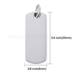 Tarnish Resistant 201 Stainless Steel Pendants&nbsp;STAS-S105-T632-1