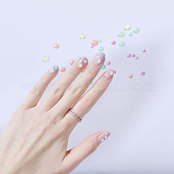 600Pcs 6 Colors Glass Cabochons&nbsp;GLAA-CA0001-60
