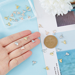 60pcs 3 colors Alloy Cabochons&nbsp;MRMJ-HY0001-03