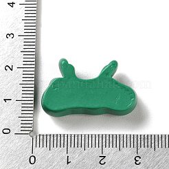 クリスマステーマの不透明樹脂デコデンカボション  ジュエリー作りのための  鹿  17x27.5x8mm&nbsp;RESI-F053-D01