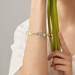 チベット風合金マンテル  ミックスカラー  トグル：15~28x6.5~22.5x1~2mm  穴：1.5~3.5mm  バー：18~30x2.5~9mm  穴：1.2mm  箱：17x7x3センチメートル  80セット/ボックス。&nbsp;TIBE-PH0004-03