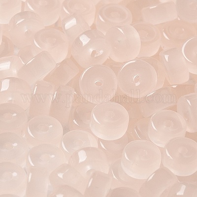 Imitation Jade Glass Seed Beads&nbsp;SEED-E001-J3x6mm-03-1