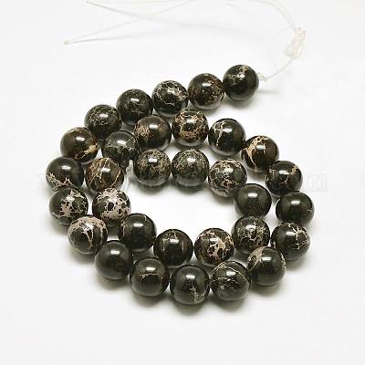 Natural Imperial Jasper Beads Strands&nbsp;X-G-I122-8mm-11-1