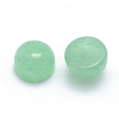 天然石グリーンアベンチュリンカボション  半円  4x2~2.5mm&nbsp;G-P393-R15-4mm-1