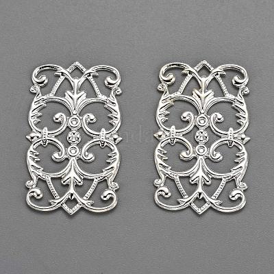 Brass Filigree Joiners&nbsp;KK-E710-57S-1