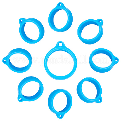 60Pcs Silicone Pendant&nbsp;SIL-GF0001-44-1