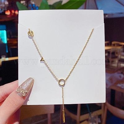 Stainless Steel Cable Chain Necklaces&nbsp;FS-WG30730-14-1