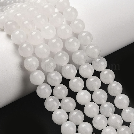 Natural Malaysia Jade Bead Strands G-A146-8mm-A29-1