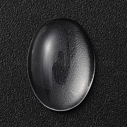 ガラスカボション  オーバル  透明  14x10x4mm&nbsp;GLAA-WH0038-51-1