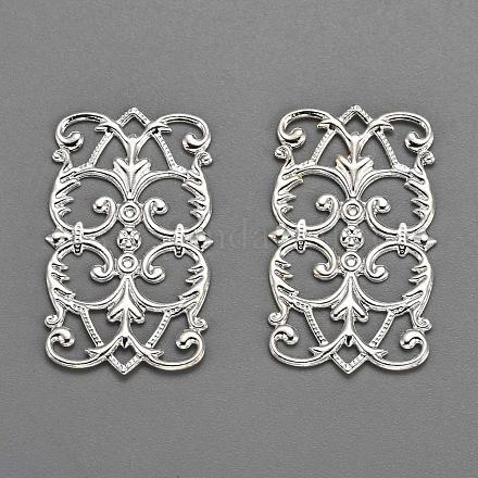 Brass Filigree Joiners&nbsp;KK-E710-57S-1