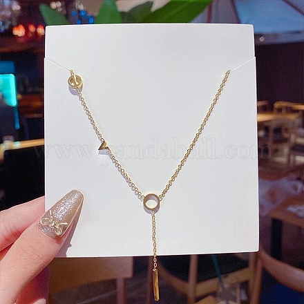 Stainless Steel Cable Chain Necklaces FS-WG30730-14-1