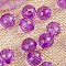 Transparent Acrylic Beads, Round, Blue Violet, 16mm, about 220pcs/500g.