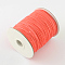 Nylon Braided Threads, Chinese Knotting Cords for Jewelry Making Macrame Craft, Tomato, 1mm, about 153.1 yards(140m)/roll