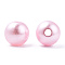 Spray Painted ABS Plastic Imitation Pearl Beads, Round, Pearl Pink, 8x7.5mm, Hole: 1.8mm, about 2080 pcs/500g