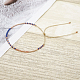 Glass Seed Braided Bead Bracelet&nbsp;CG0646-9-1