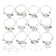DIY Blank Geometry Alloy Charms Expandable Bangle Making Kit&nbsp;BJEW-DC00003-1
