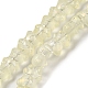 Electroplate Glass Beads Strands&nbsp;EGLA-Q127-A02-01H-1