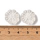 透明なランプワークビーズ  花  透明  15x6mm  穴：1mm  約48~58個/100g&nbsp;LAMP-P065-03A-02-3