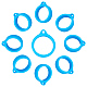 60Pcs Silicone Pendant&nbsp;SIL-GF0001-44-1