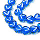 Transparent Handmade Bumpy Lampwork Beads Strands&nbsp;LAMP-T017-20-A01-5