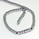 Electroplate Non-magnetic Synthetic Hematite Beads Strands&nbsp;G-J170A-4x4mm-M-3