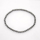 Non-Magnetic Hematite Stretch Bracelets&nbsp;BJEW-J101A-01-1