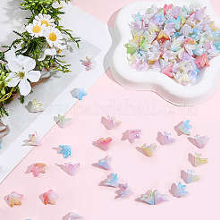 140Pcs Resin Bead Caps&nbsp;RESI-SC0006-87
