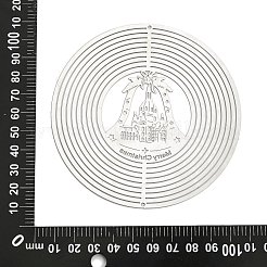 Christmas 201 Stainless Steel Laser Cut Connector Charms&nbsp;STAS-Z116-03P-02